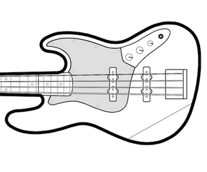 Solid Body Electric Bass