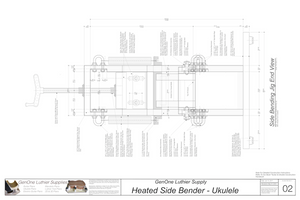 Heated Side Bender Plans-Ukulele Front Elevation