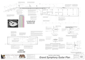 Grand Symphony Guitar Plan Sections and Details