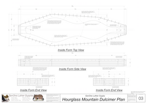 Hourglass Mountain Dulcimer Plans inside form plans