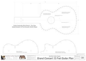 Grand Concert 12 Guitar Form Package Workboard