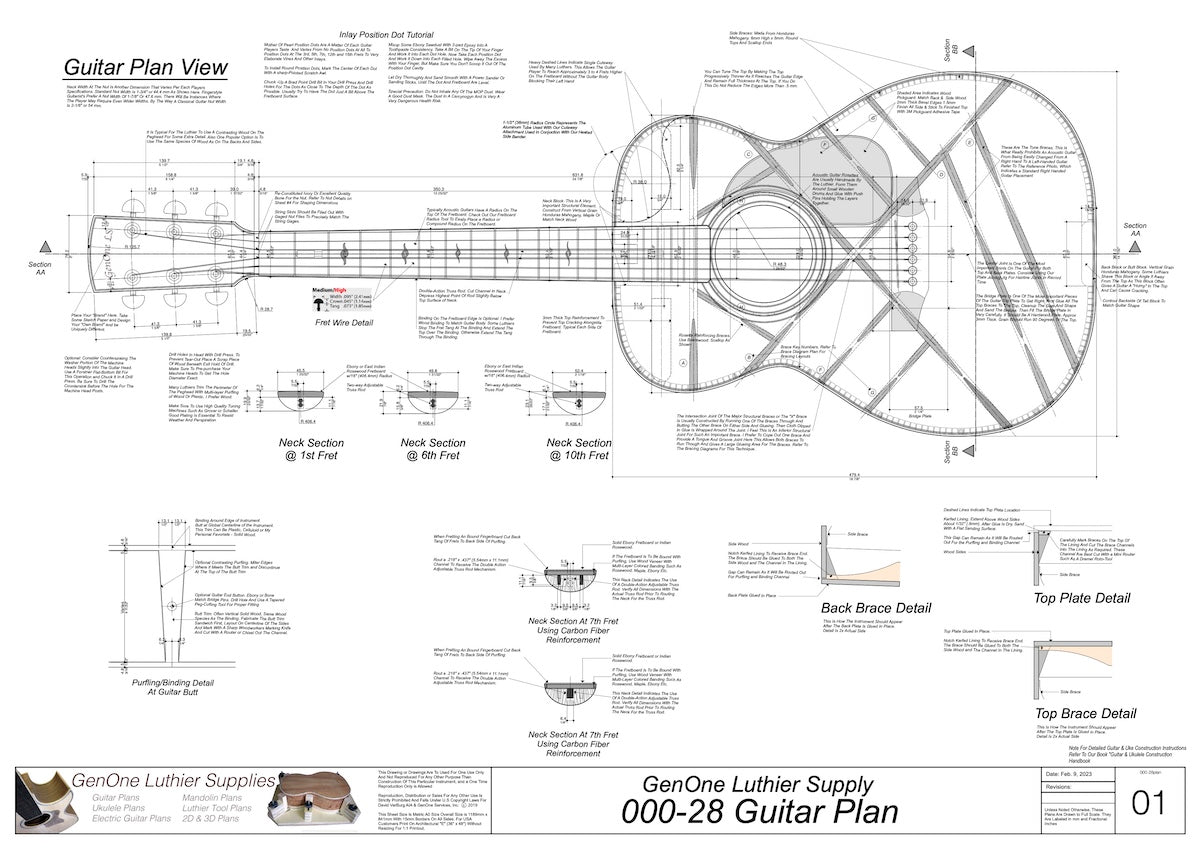000-28 Guitar Plan