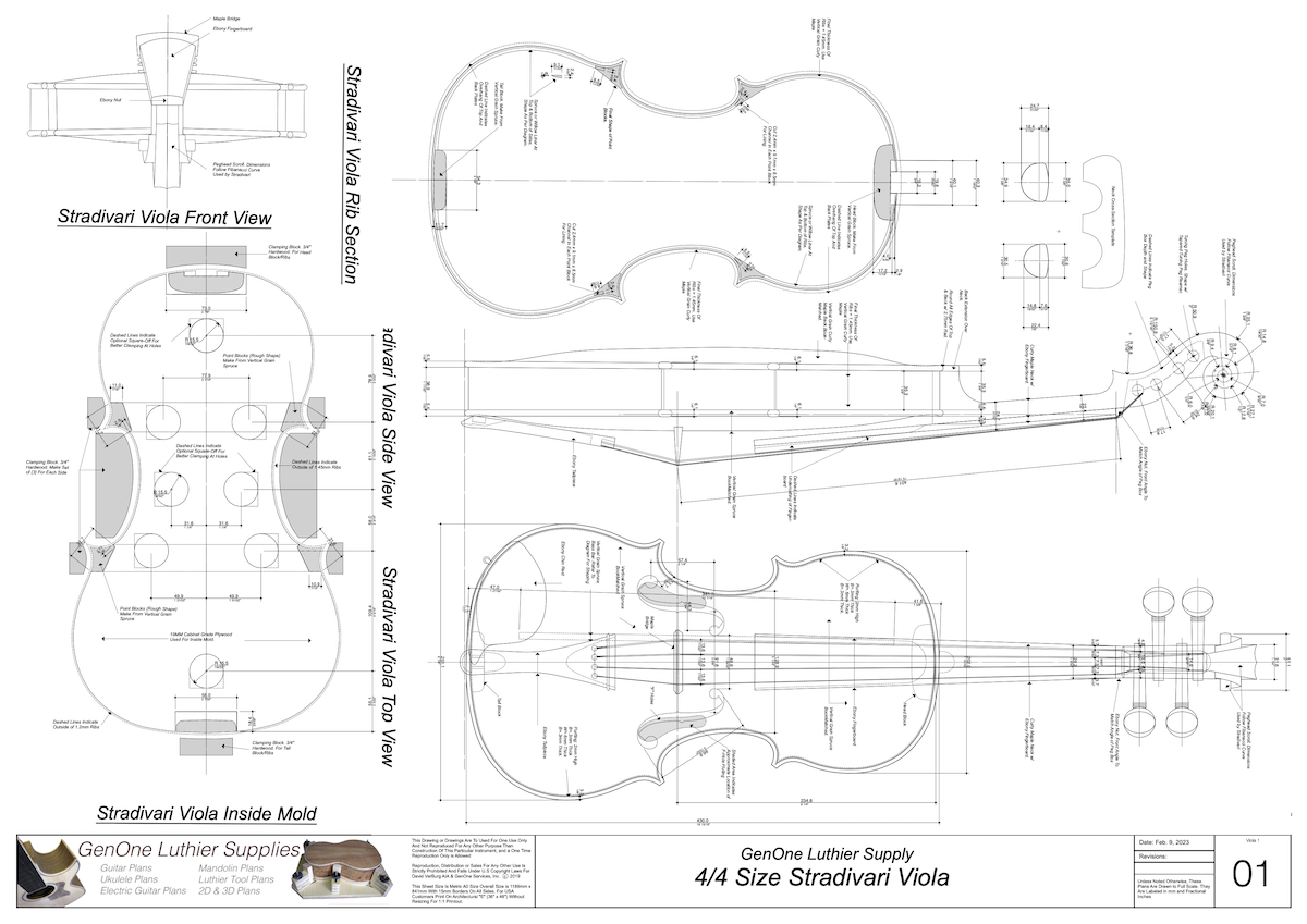 Stradivari Viola 4/4