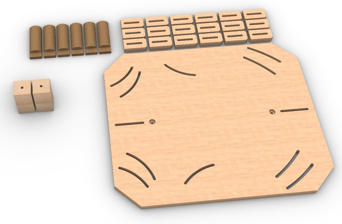 Guitar Adjustable Form 3D CNC