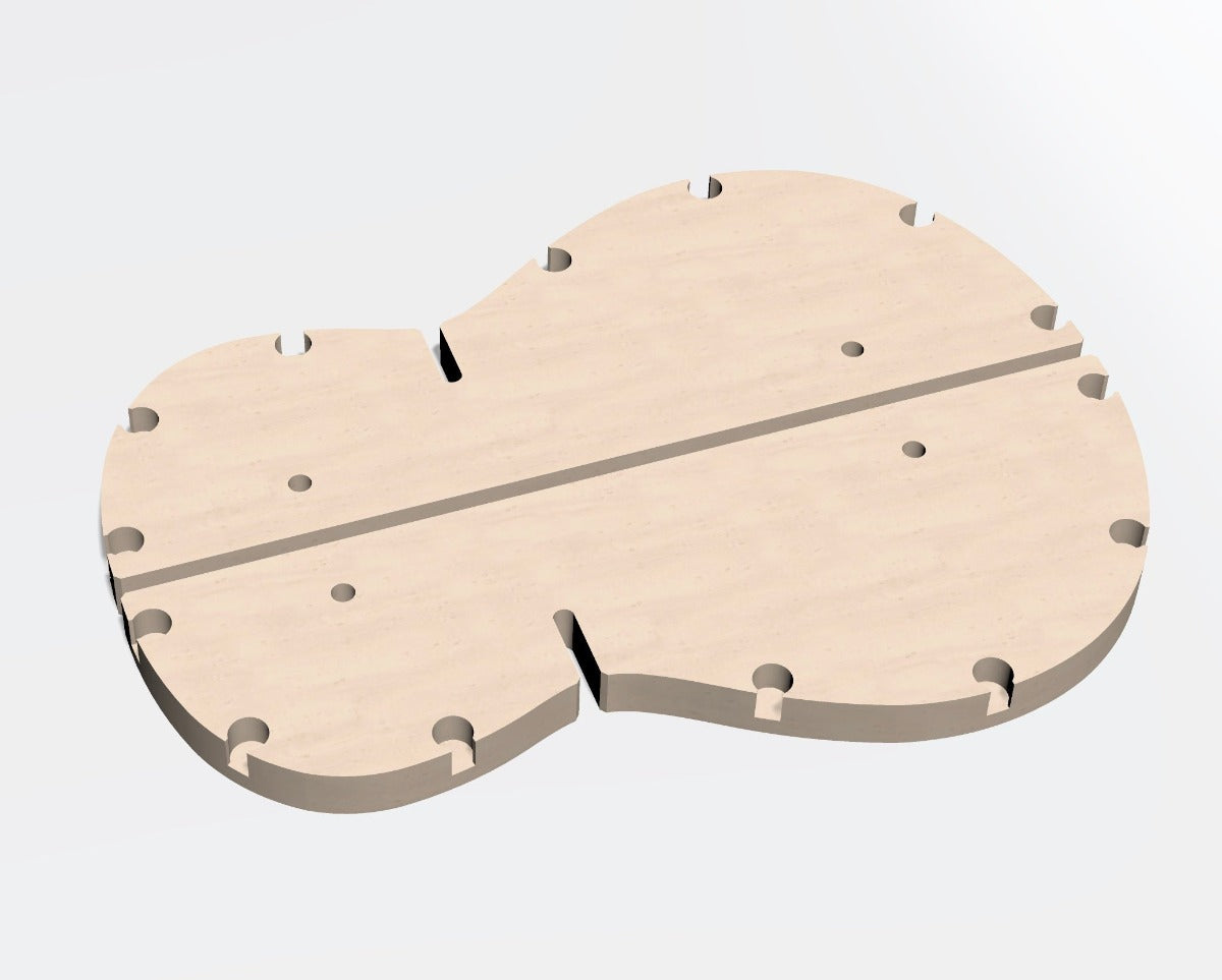 Ukulele 3D CNC Form Inserts