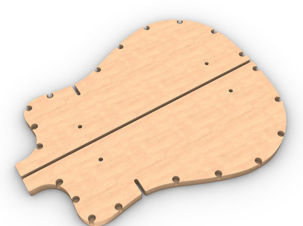 Pterson Form Insert acoustic guitar form inserts - GenOne Luthier Services