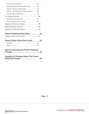 Introduction to French Polishing