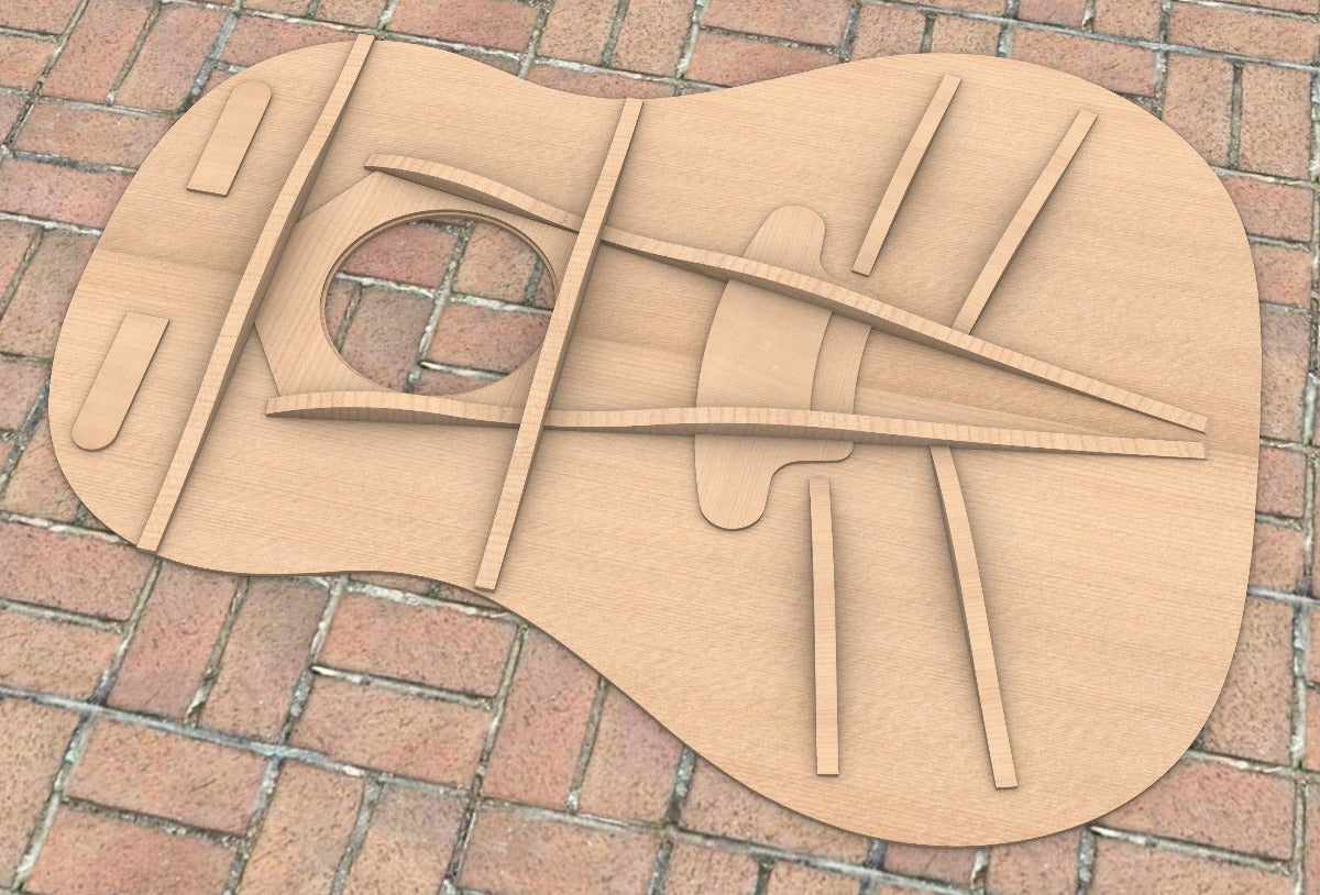 J45 3D CNC top-vbrace set