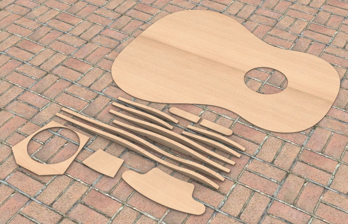 J45 3D CNC top-vbrace set