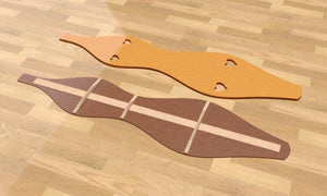 Hourglass Mountain Dulcimer Top and Back Plates