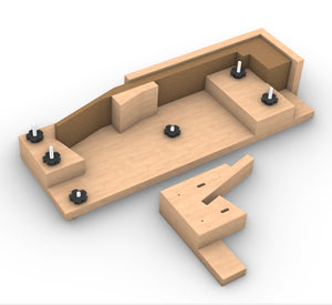 Neck Assembly Jig Acoustic Guitars 3D CNC