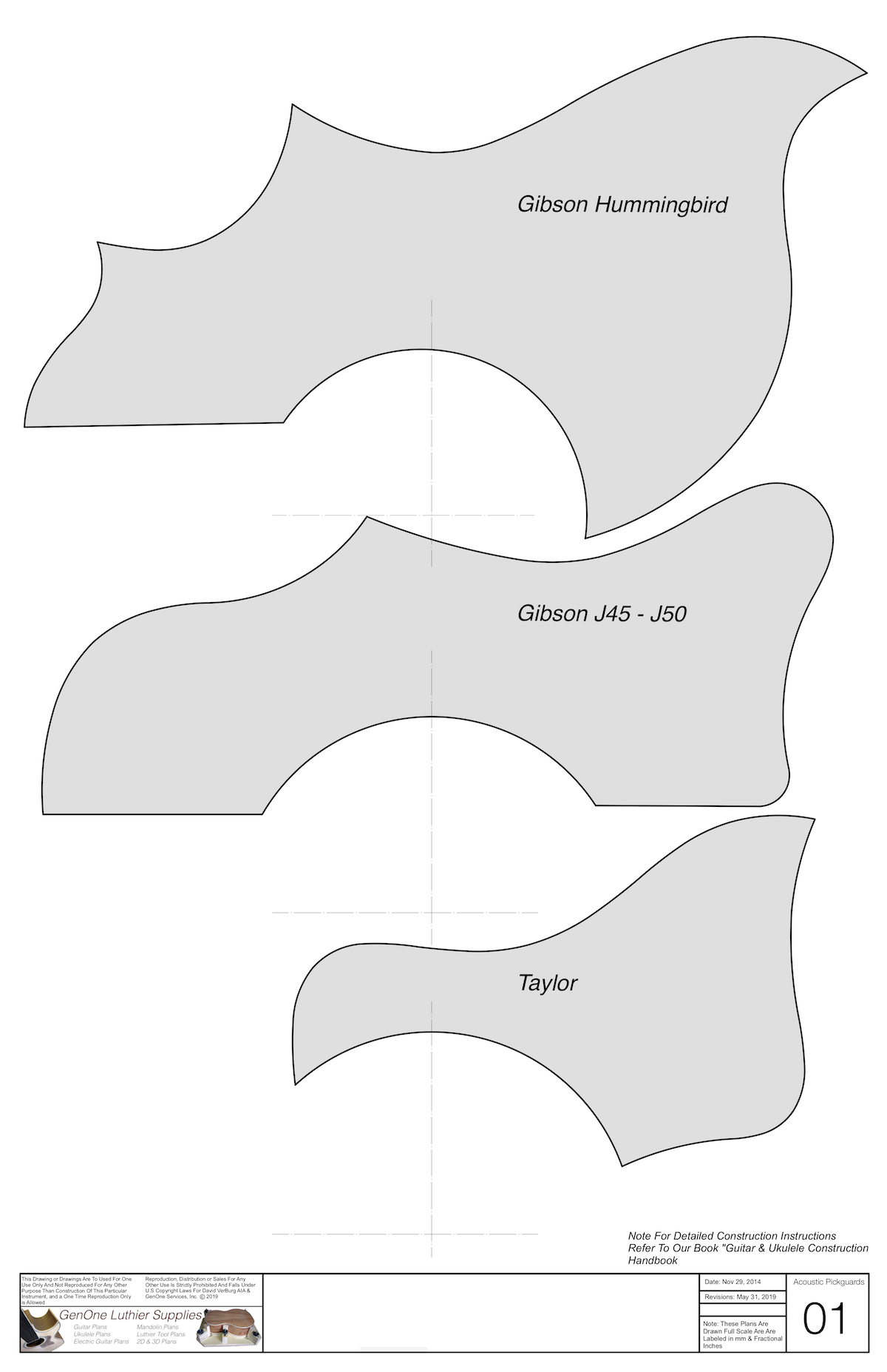 free-plans-genone-luthier-services for Printable Guitar Templates Free Pdf Free Plans - GenOne Luthier Services for Printable Guitar Templates Free Pdf