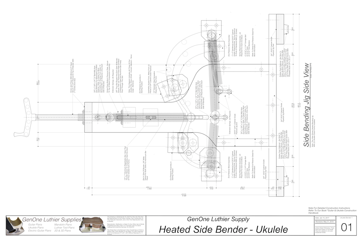 Heated Side Bender Plans-Ukulele