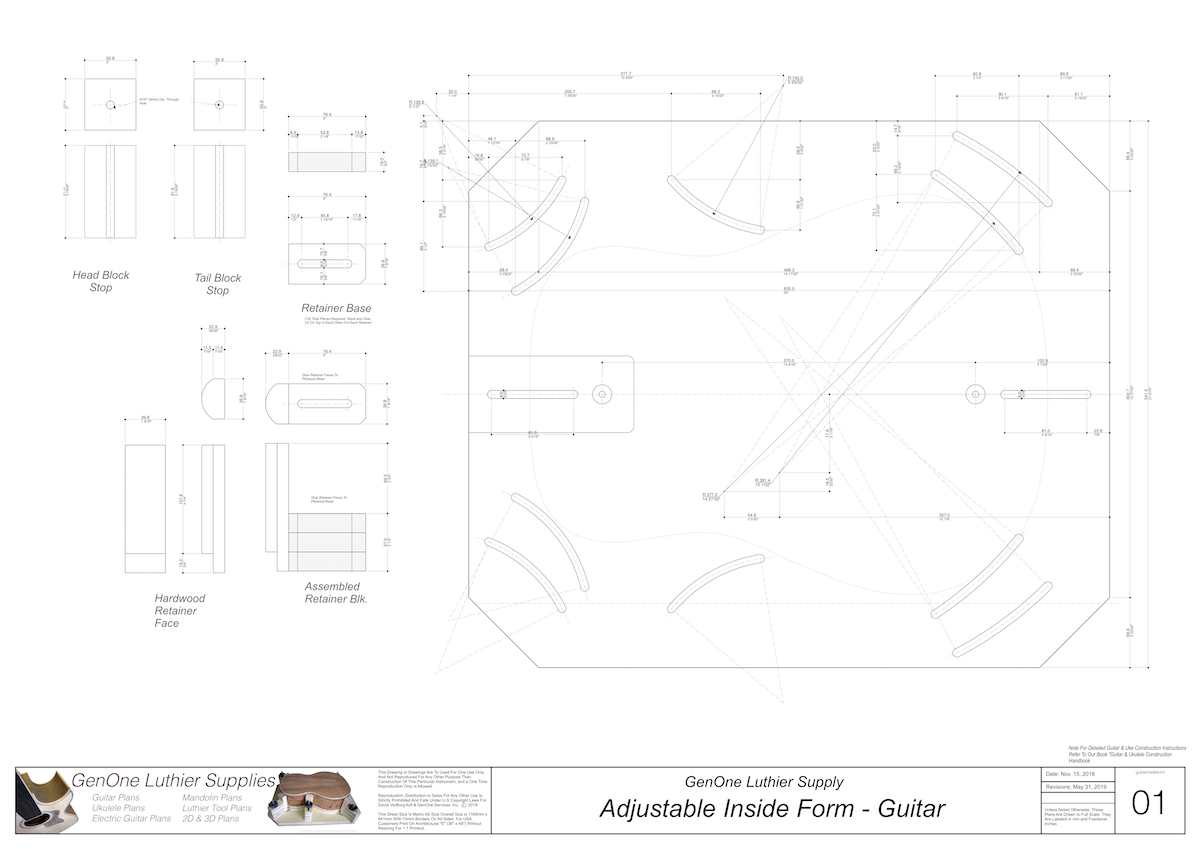 Adjustable Inside Form - Guitar: Photo