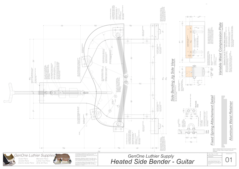 Heated Side Bender Plans-Guitar