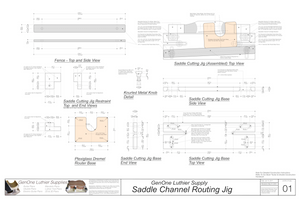 Saddle Channel Routing Jig Plans
