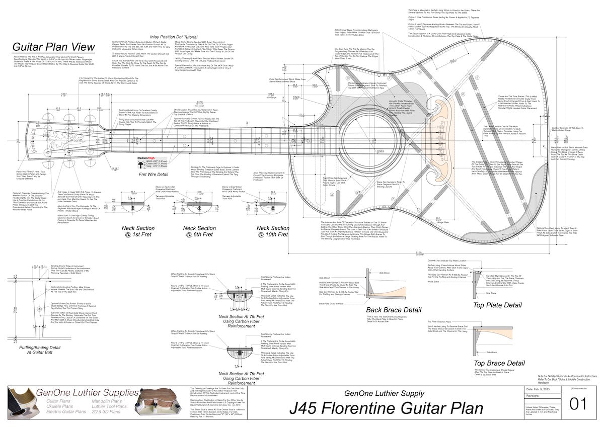 J 45 Florentine Plan View