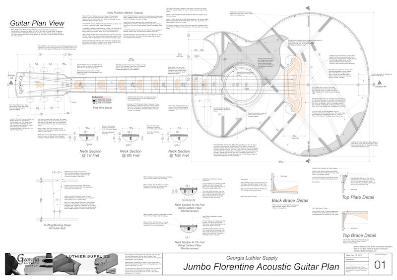 J-200 Florentine Top View Plan & Details