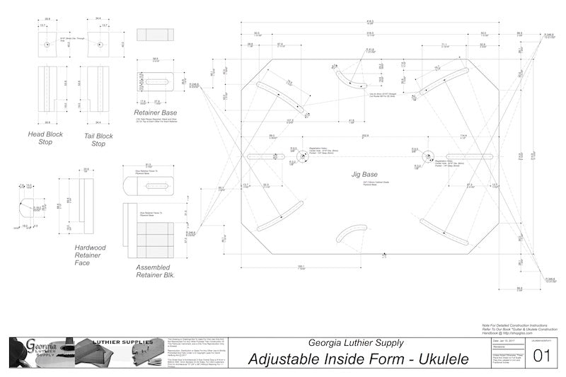Adjustable Inside Form Ukulele