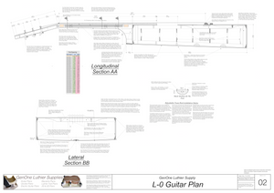Gibson L-0 Guitar Plans Sections & Details