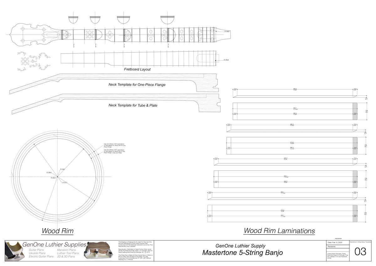 Banjo Design Banjo Assembly Diagram