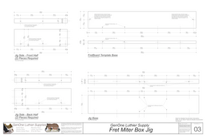 Fret Miter Box Plans - Templates