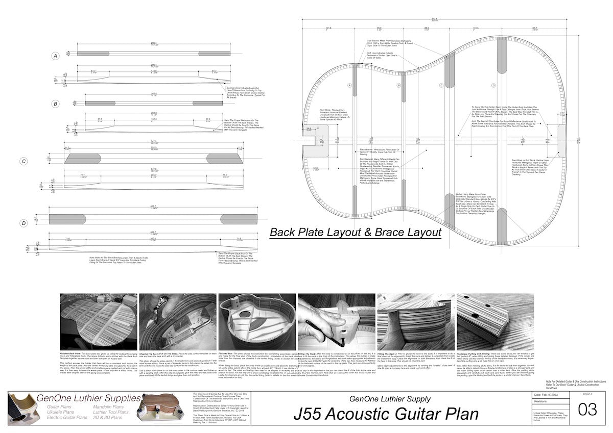 Gibson J55 Back & Braces