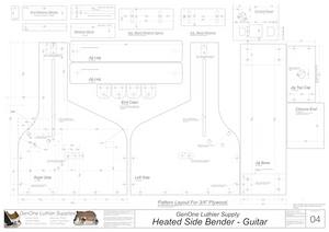 Heated Side Bender Plans-Guitar