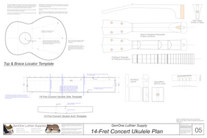 Concert 14 Ukulele Plans Template Sheet