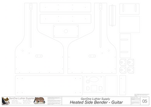 Heated Side Bender - Guitar 2D CNC Files