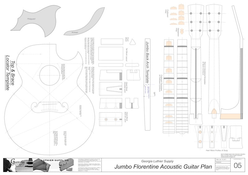 J-200 Florentine Template Sheet