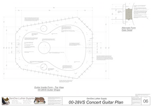00-28vs Guitar Plans Inside Form Top View