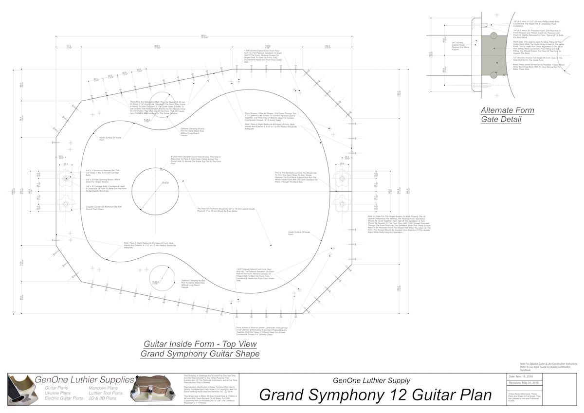 Grand Symphony 12-String Guitar Form Package