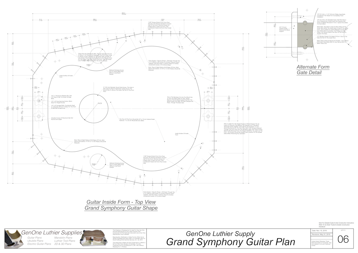 Grand Symphony Guitar Form Package