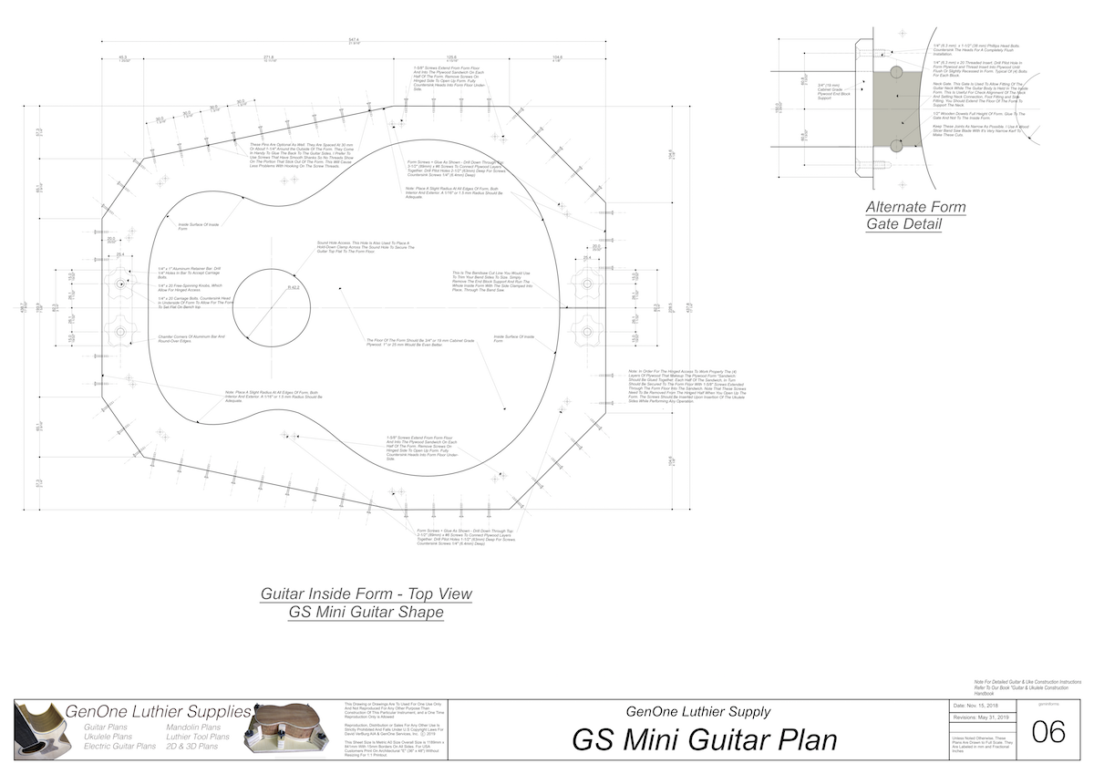 GS Mini Guitar Form Package
