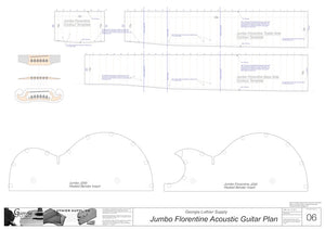 J200 Florentine Guitar Plans - GenOne Luthier Services