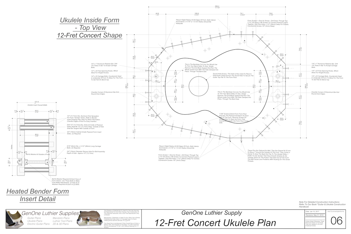 Concert 12 Ukulele Form Package