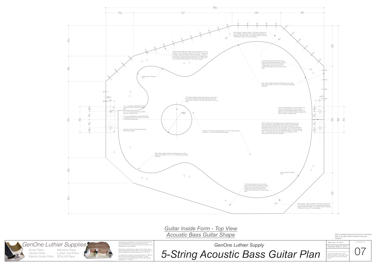 5-String Acoustic Bass Form Package