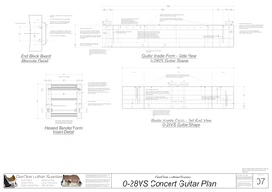 0-28vs Guitar Plans Inside Form Side Views
