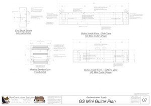 GS Mini Guitar Plans Inside Form Side Views