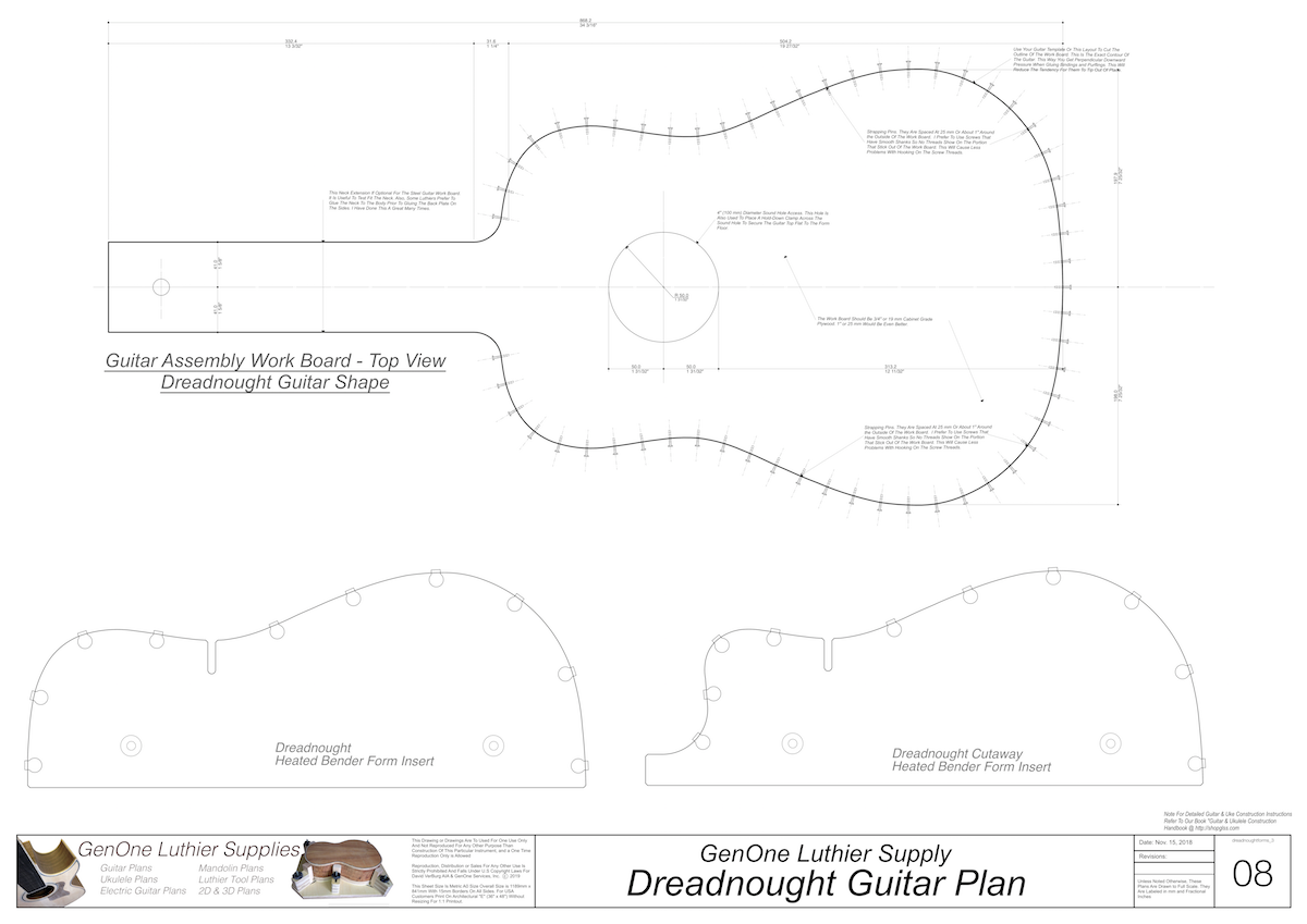 Dreadnought SS 2D CNC Files Workboard