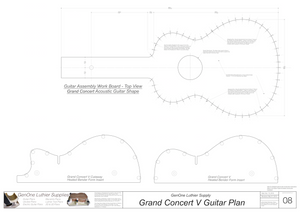 Copy of Grand Concert V-Brace Guitar Form Package Workboard