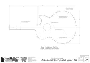 J200 Florentine Guitar Form Package Workboard