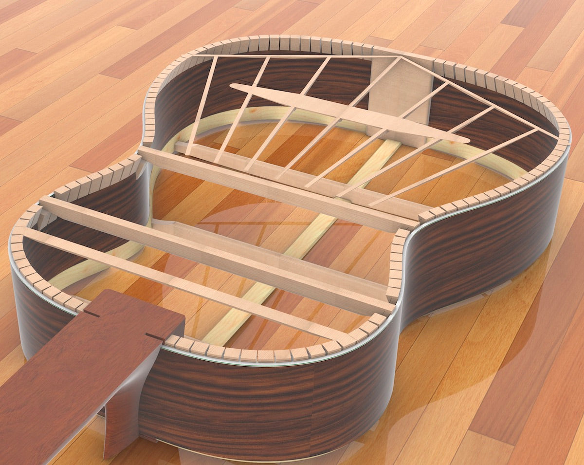 1937 Hermann Hauser Guitar Plans