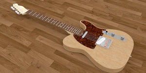 Solid Body Electric Guitar Plan #3 Overall View