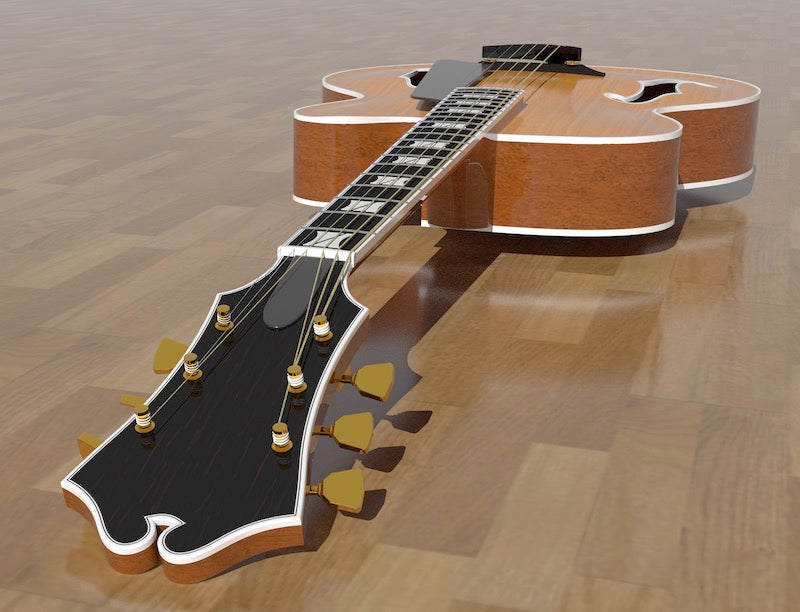 Beneditto 17 3D CNC Files, Overall Guitar