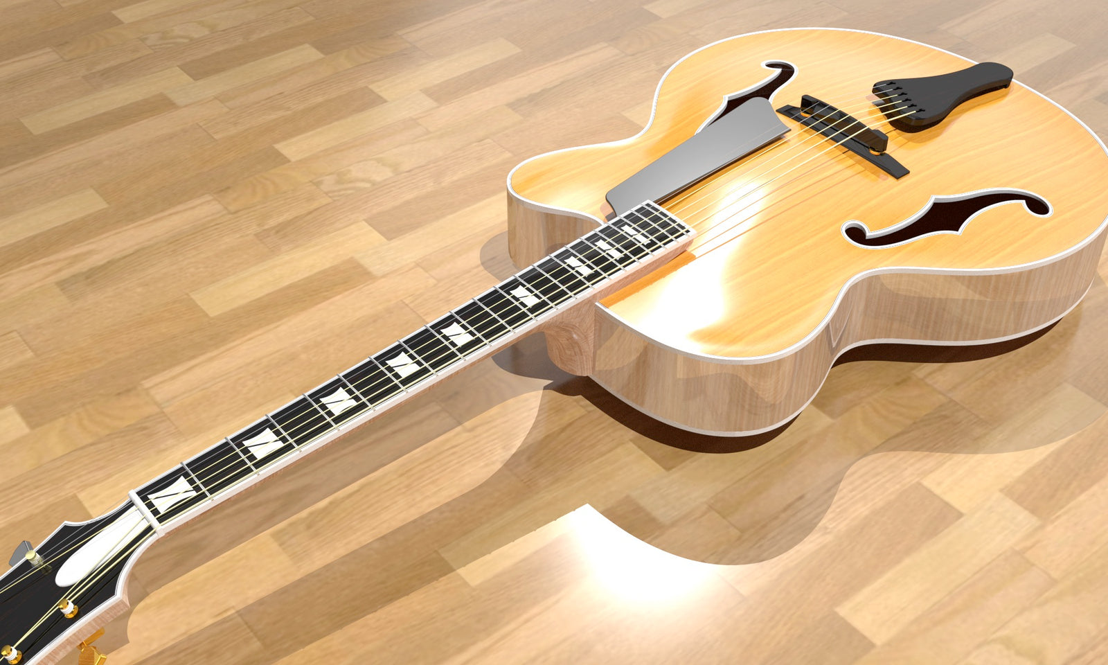 Beneditto 17 3D CNC Files, Overall Guitar