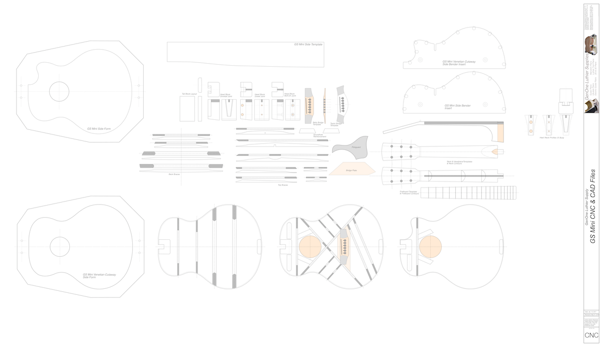GS Mini 2D CNC Files