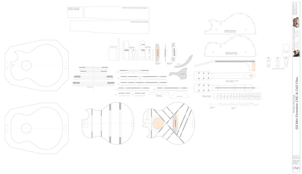 GS Mini Florentine 2D CNC Files