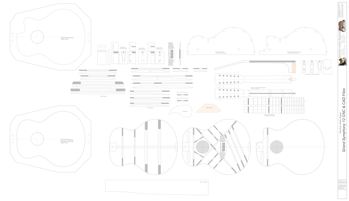 Grand Symphony 12-String 2D CNC Files